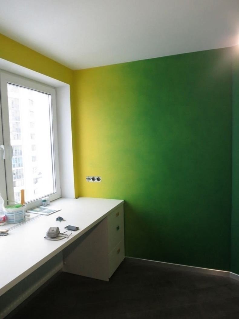 Покраска стен в квартире
