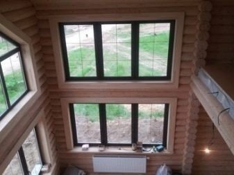 Окна в деревянный дом с окосячкой