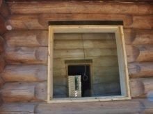 Окосячка окон в деревянном доме