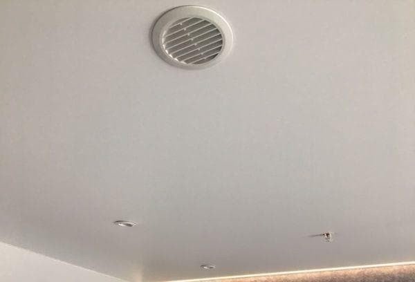 Вентилятор потолочный вытяжной под натяжной потолок