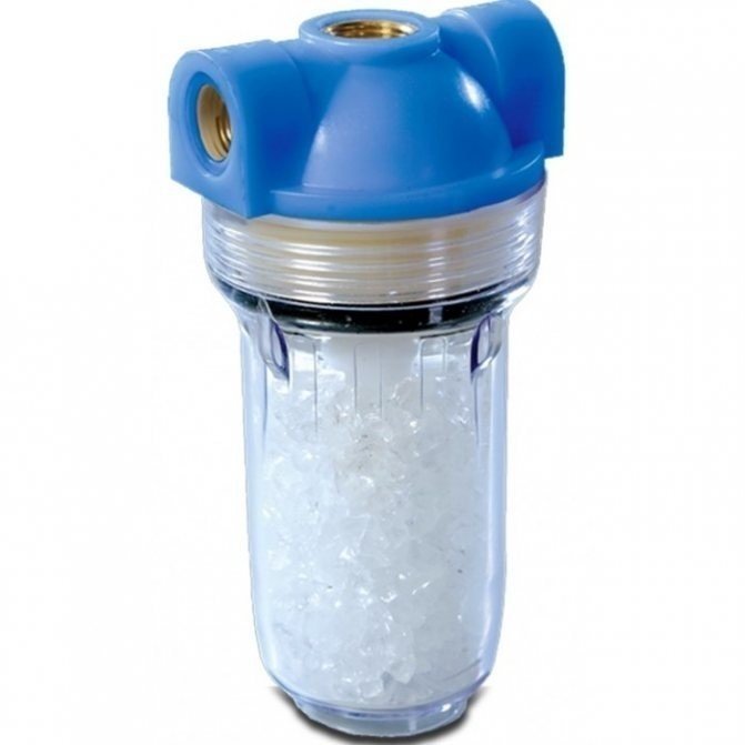 Фильтр полифосфатный для водонагревателей aquaprom
