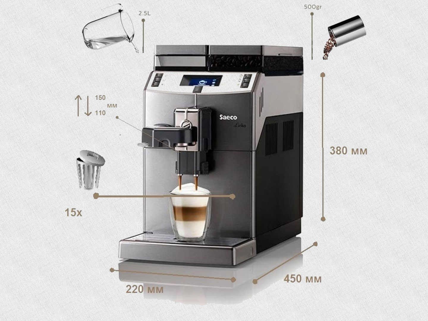 Saeco lirika one touch cappuccino