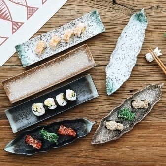 Тарелки для суши креативная подача