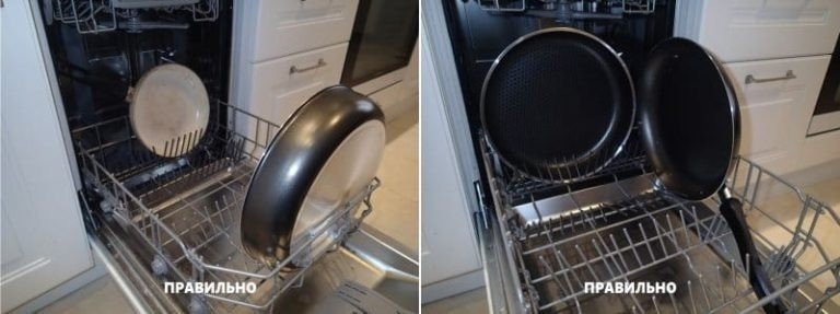 Сковородки в посудомоечной машине
