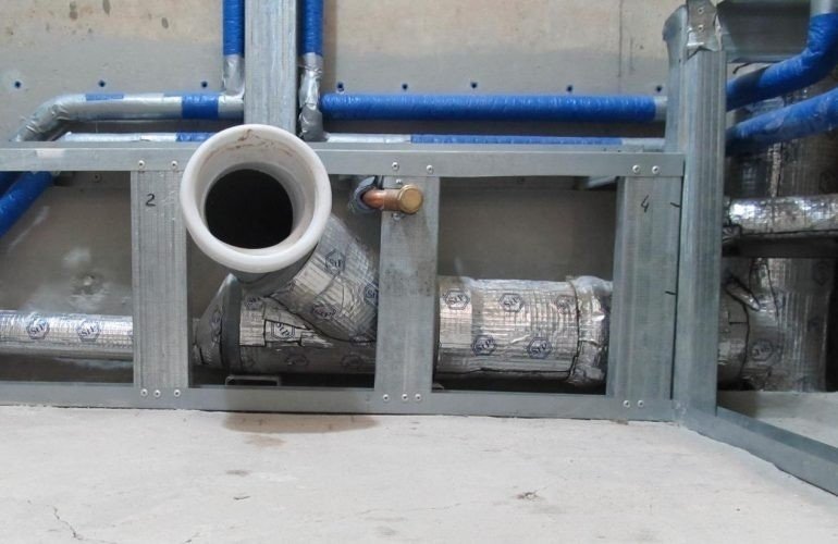 Инсталляция cersanit канализационная труба