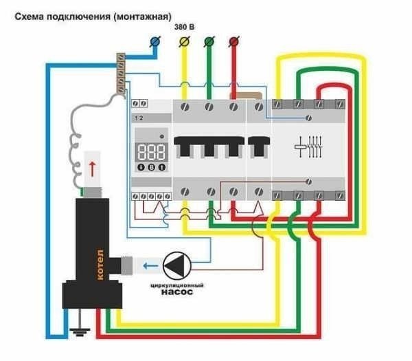 Схема подключения счетчика три фазы