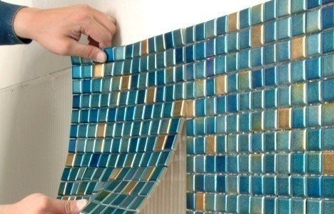 Резиновая мозаика для ванной комнаты