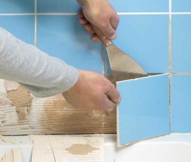 Реставрация плитки в ванной своими руками