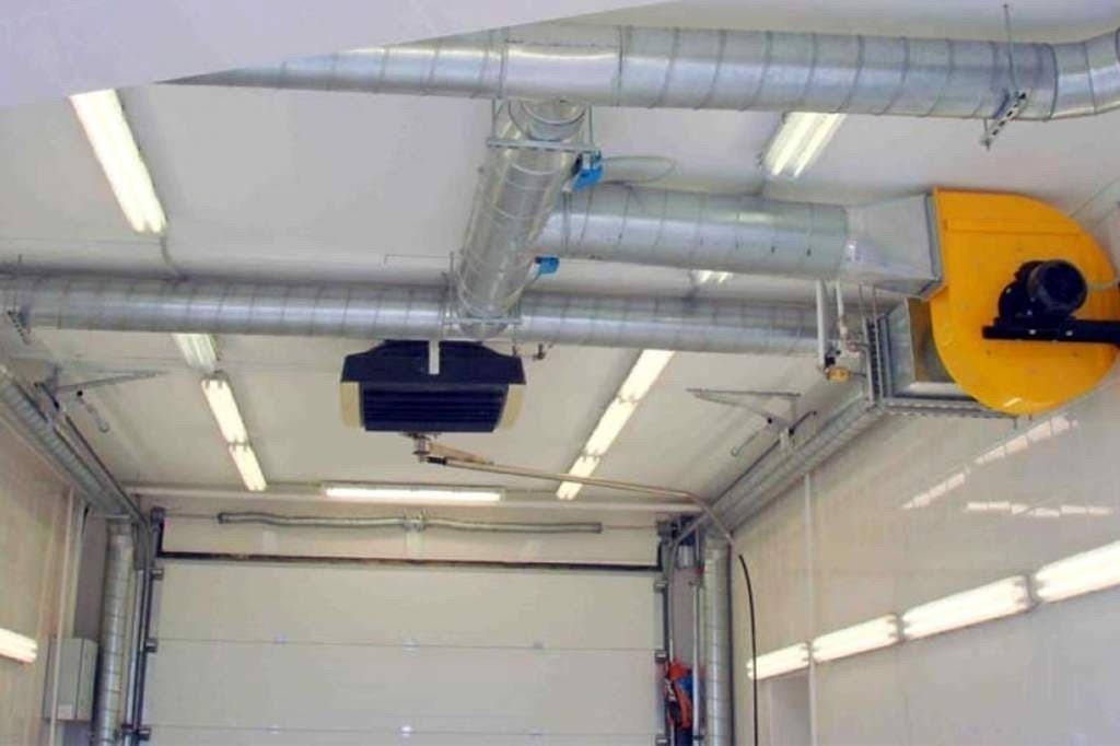 Приточно вытяжная система вентиляции в гараже